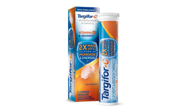 Targifor Vitamina C + Arginina Efervescente